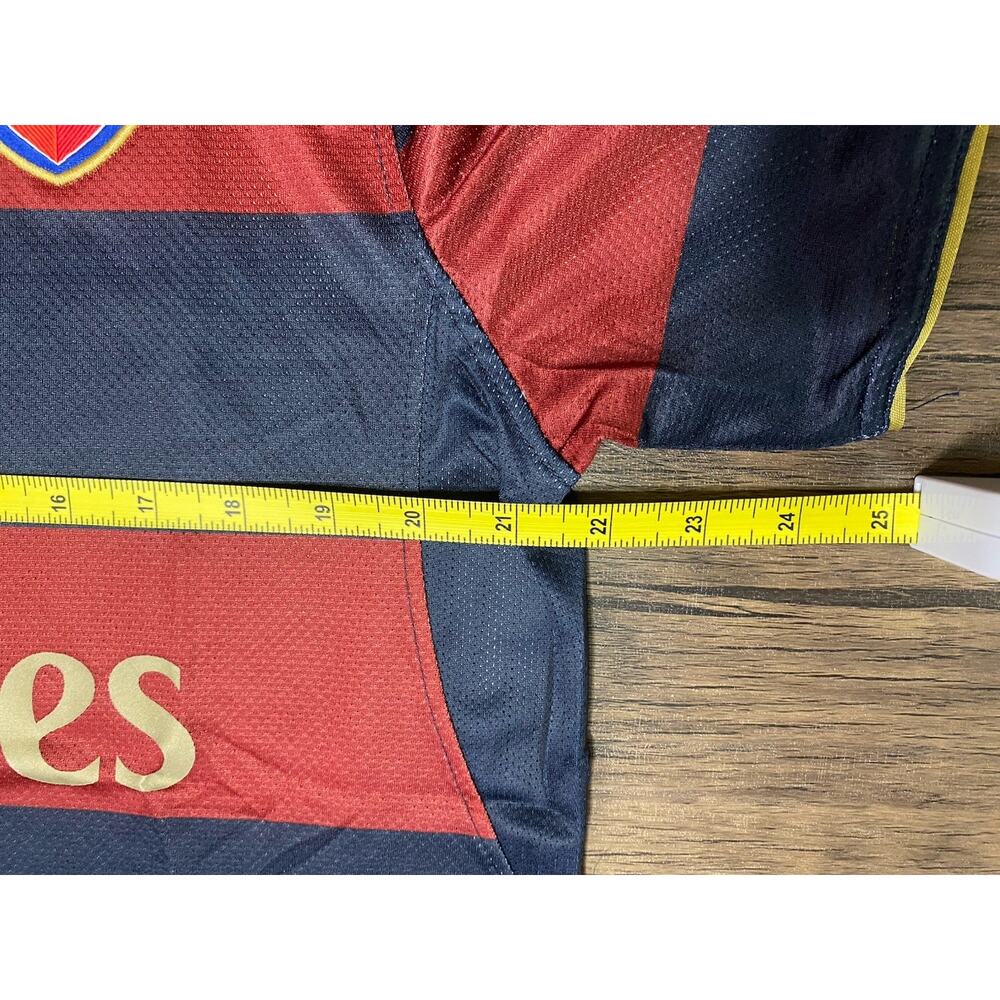 Nike Arsenal Navy and Red Striped Soccer Jersey - Picture 4 of 7